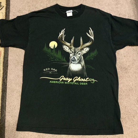 Jerzees Other - Sz L Vintage 90’s Full Moon Deer Gray Ghost tee